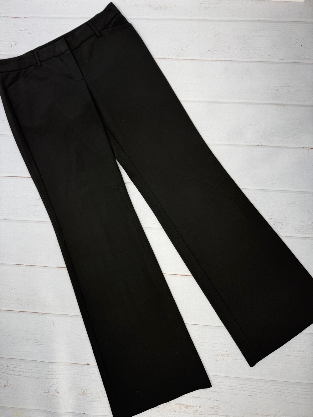 Express Black Wide-Leg Dress Trousers